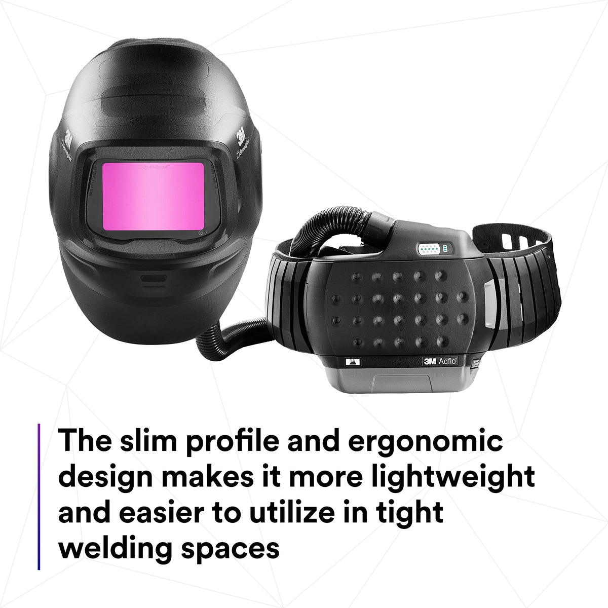 Heavy-Duty Welding Helmet with PAPR Assembly G4336