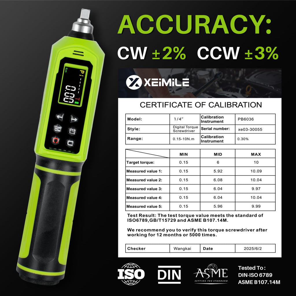 1/4" Drive Digital Torque Screwdriver J87572