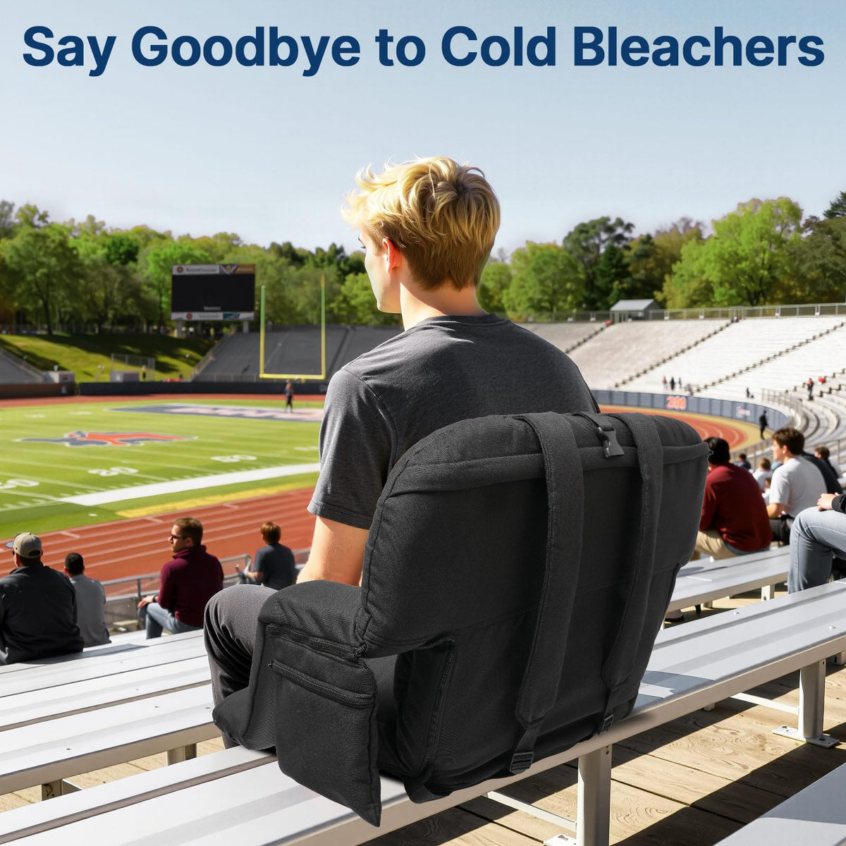 25'' Stadium Seat with Back Support, 2pcs K213