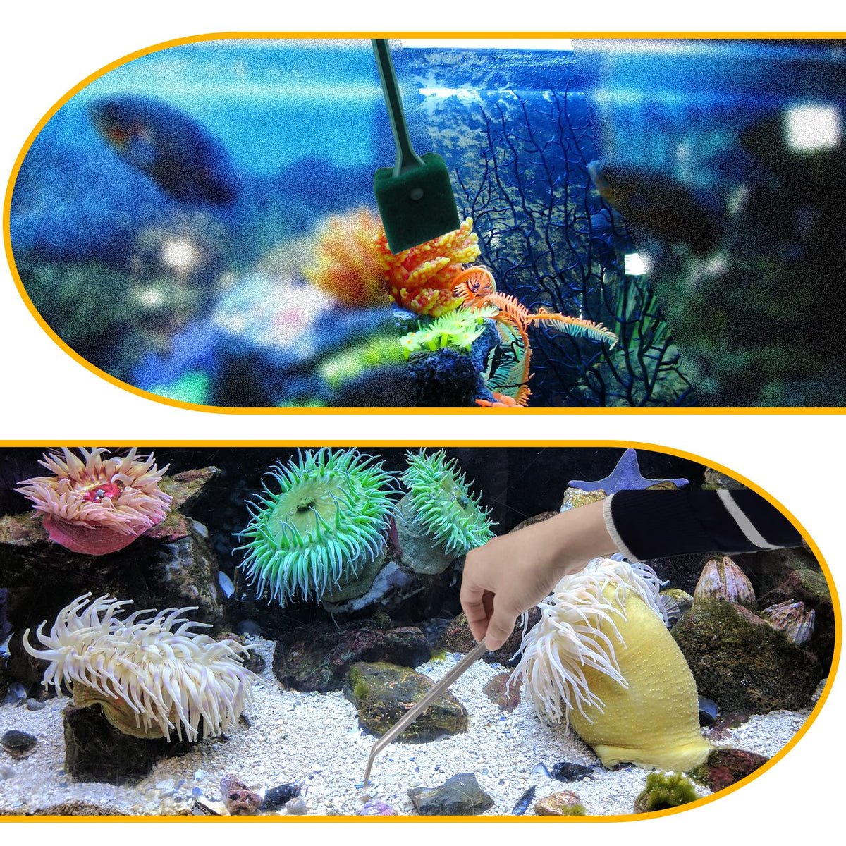 8 in 1 Stainless Steel Aquarium Cleaning Tools C4327