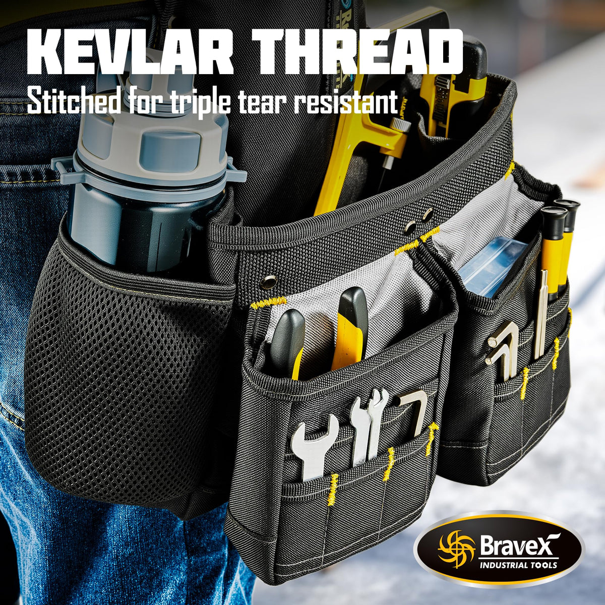 Tool Belt Suspenders 20 Bags 1200D Ballistic Nylon F980