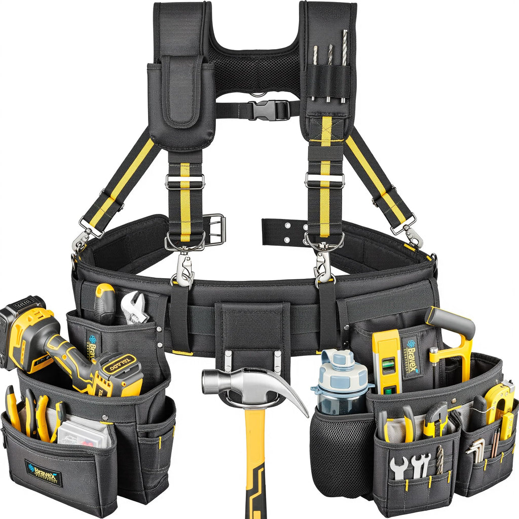 Tool Belt Suspenders 20 Bags 1200D Ballistic Nylon F980