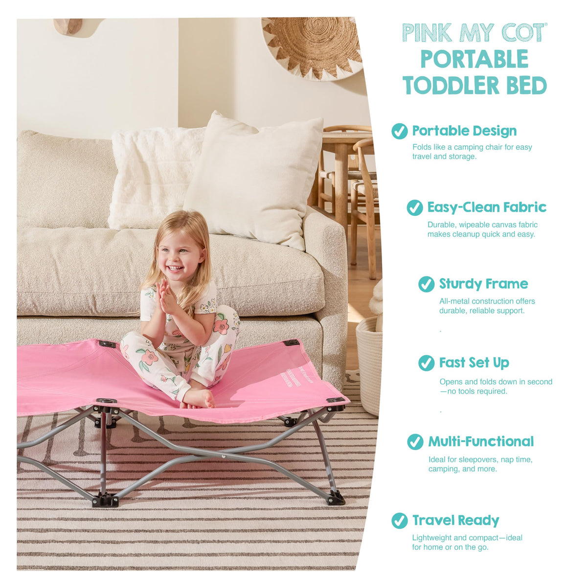 Portable Toddler Cot J54082