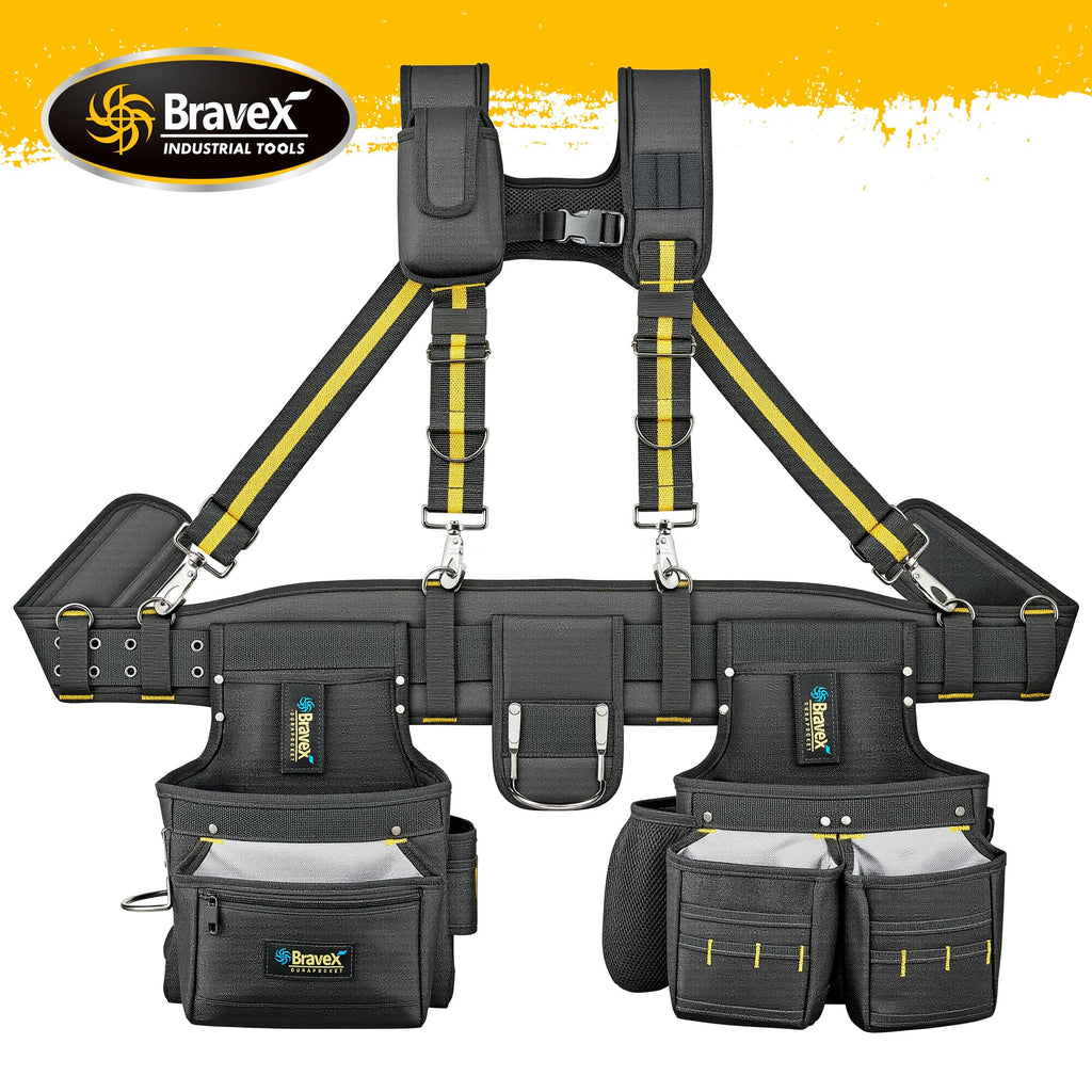Tool Belt Suspenders 20 Bags 1200D Ballistic Nylon F980