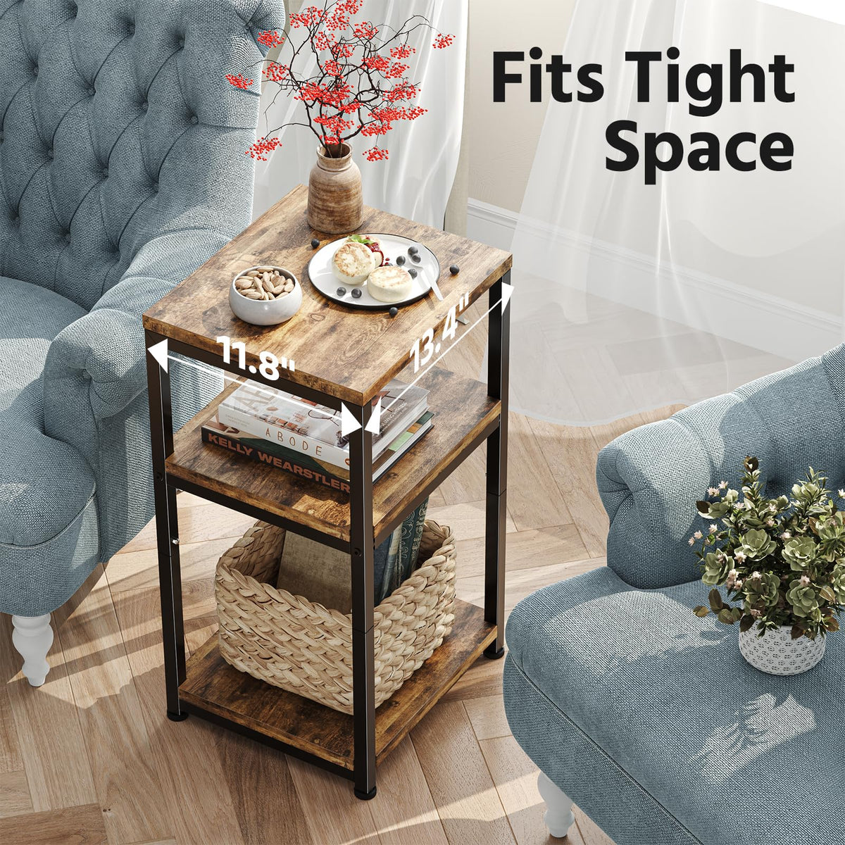 3 Tiers Shelf Side Table U886