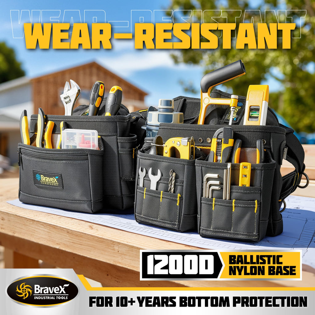 Tool Belt Suspenders 20 Bags 1200D Ballistic Nylon F980