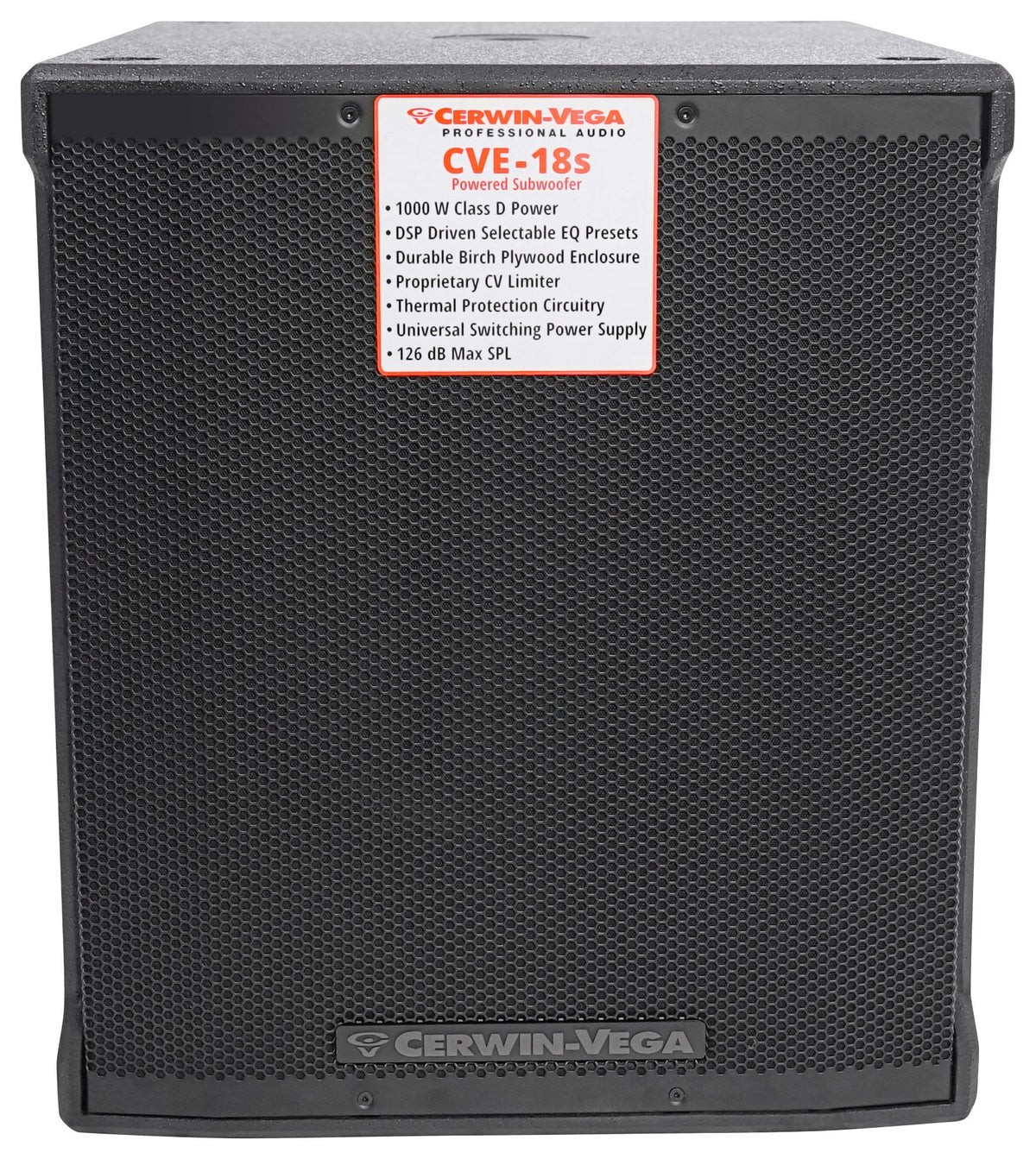 18" 1000 Watt Powered Subwoofer with Bluetooth K527492