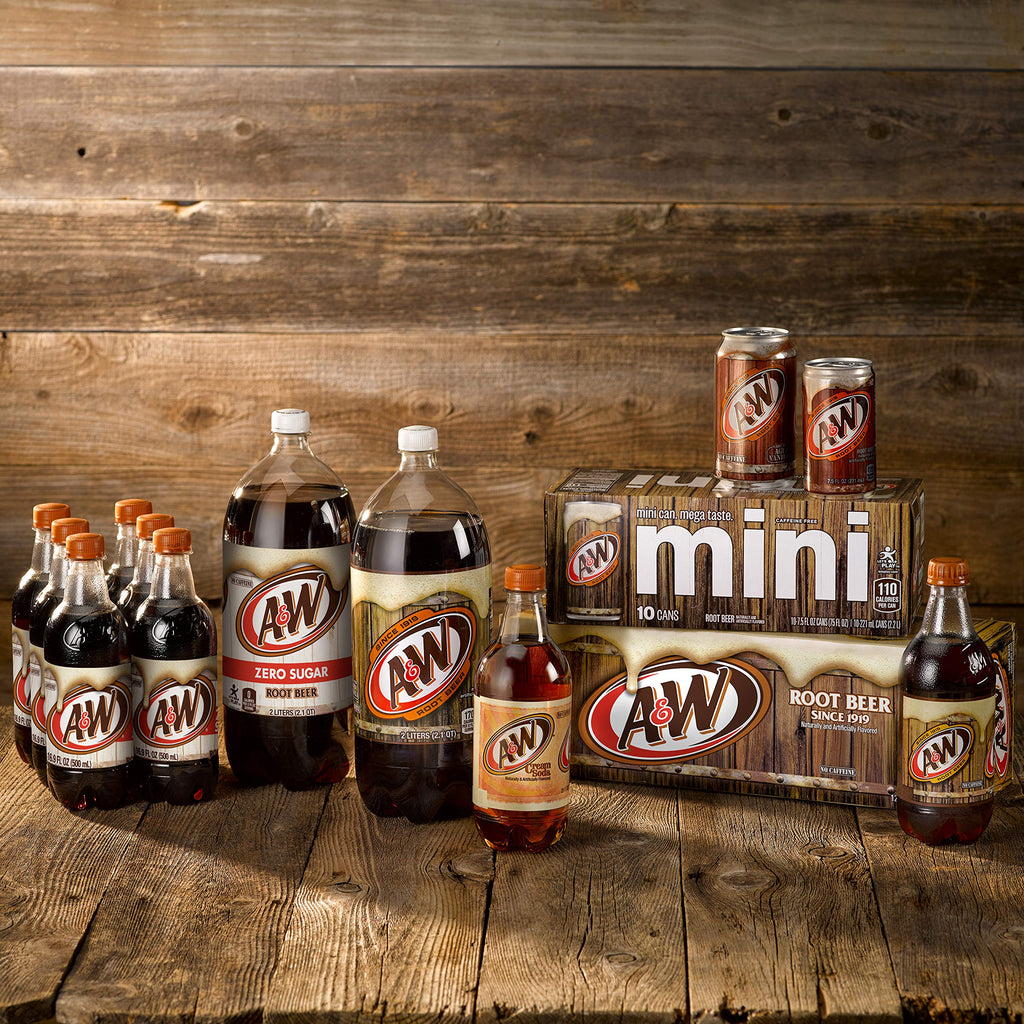 Zero Sugar Root Beer Soda, 12 fl oz cans, 12 pack N5221